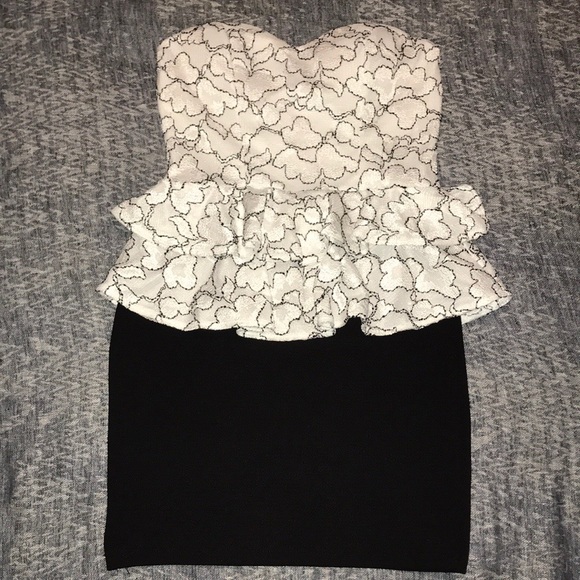 Short Peplum Dress - Picture 1 of 5